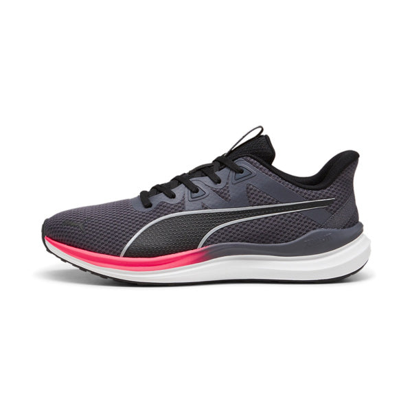 PUMA REFLECT LITE RUNNING SHOES FOR MEN, GALACTIC GRAY & PUMA BLACK