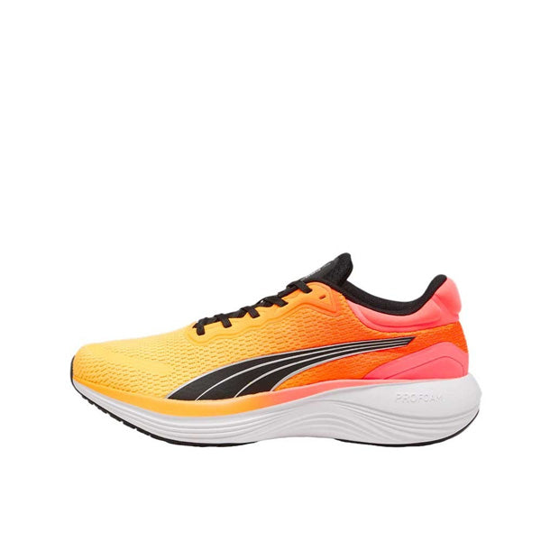 PUMA SCEND PRO RUNNING SHOES FOR MEN, SUN STREAM & SUNSET GLOW