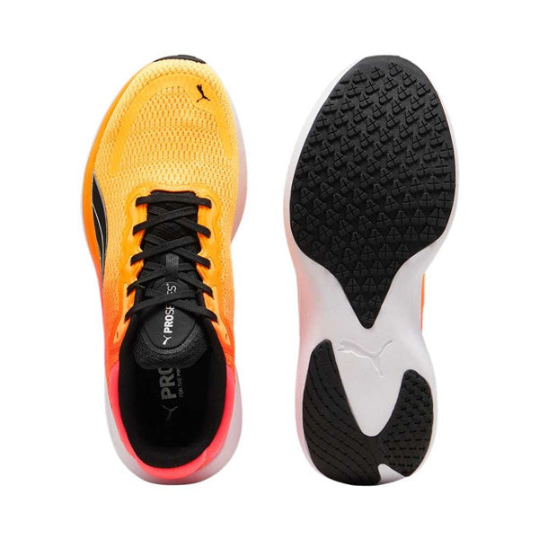 PUMA SCEND PRO RUNNING SHOES FOR MEN, SUN STREAM & SUNSET GLOW