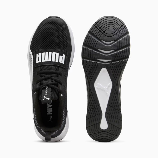 PUMA PROSPECT CROSS TRAINING SHOES FOR MEN, PUMA BLACK & PUMA WHITE