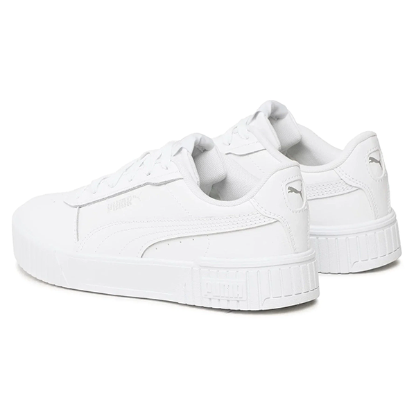 PUMA CARINA 2.0 LIFESTYLE SHOES FOR WOMEN, PUMA WHITE & PUMA SILVER