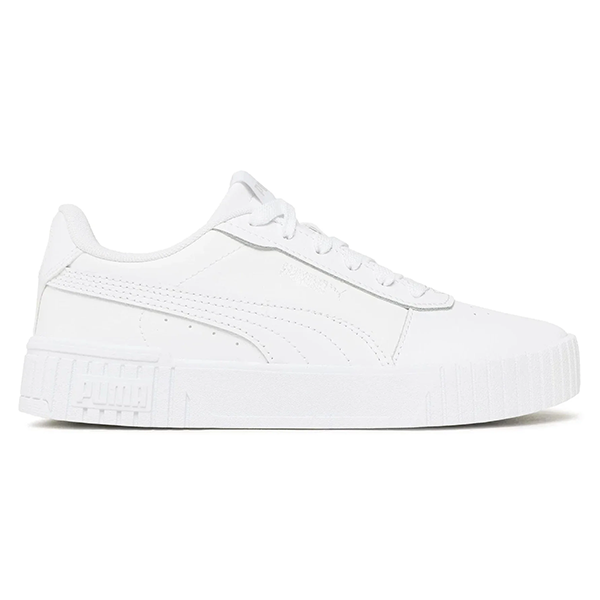 PUMA CARINA 2.0 LIFESTYLE SHOES FOR WOMEN, PUMA WHITE & PUMA SILVER