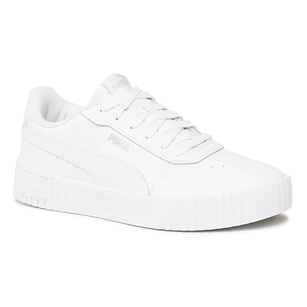 PUMA CARINA 2.0 LIFESTYLE SHOES FOR WOMEN, PUMA WHITE & PUMA SILVER