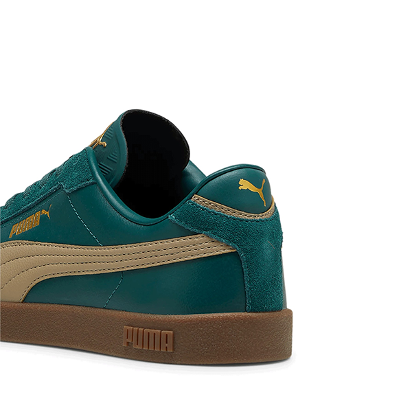 PUMA CLUB II ERA LIFESTYLE SHOES FOR WOMEN, DARK MYRTLE & OAK BRANCH & GUM