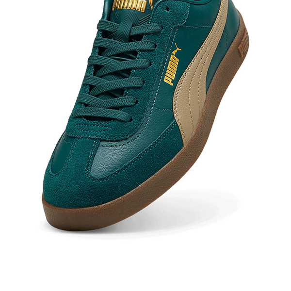 PUMA CLUB II ERA LIFESTYLE SHOES FOR WOMEN, DARK MYRTLE & OAK BRANCH & GUM