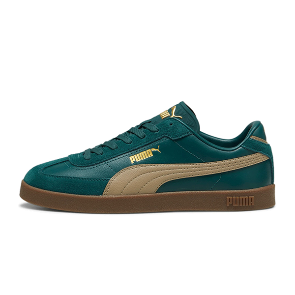 PUMA CLUB II ERA LIFESTYLE SHOES FOR WOMEN, DARK MYRTLE & OAK BRANCH & GUM