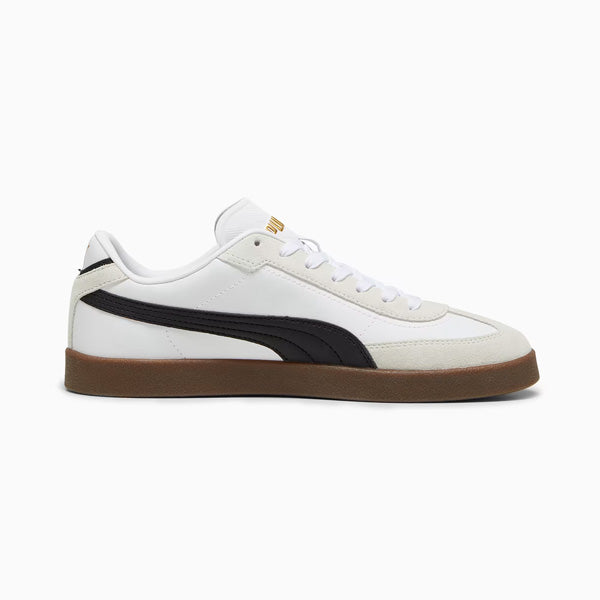 PUMA CLUB II ERA LIFESTYLE SHOES FOR MEN, PUMA WHITE & PUMA BLACK & VAPOR GRAY