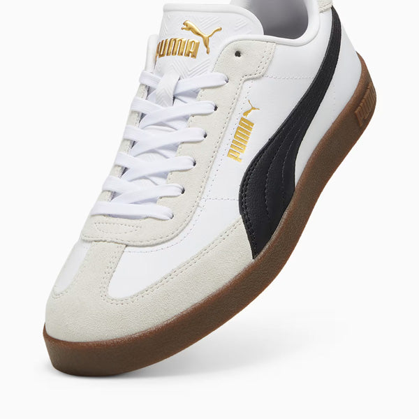 PUMA CLUB II ERA LIFESTYLE SHOES FOR MEN, PUMA WHITE & PUMA BLACK & VAPOR GRAY