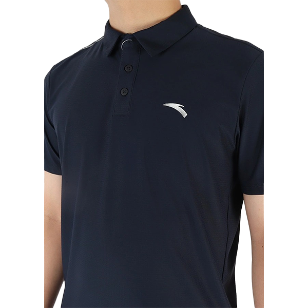 ANTA SS POLO FITNESS T-SHIRT FOR MEN, DEEP BLUE