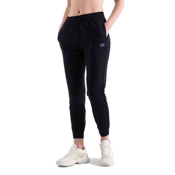 ANTA KNIT ANKLE  FITNESS PANT FOR WOMEN, BASIC BLACK