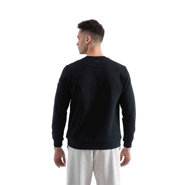 ANTA FITNESS SWEATSHIRT FOR MEN, BASIC BLACK