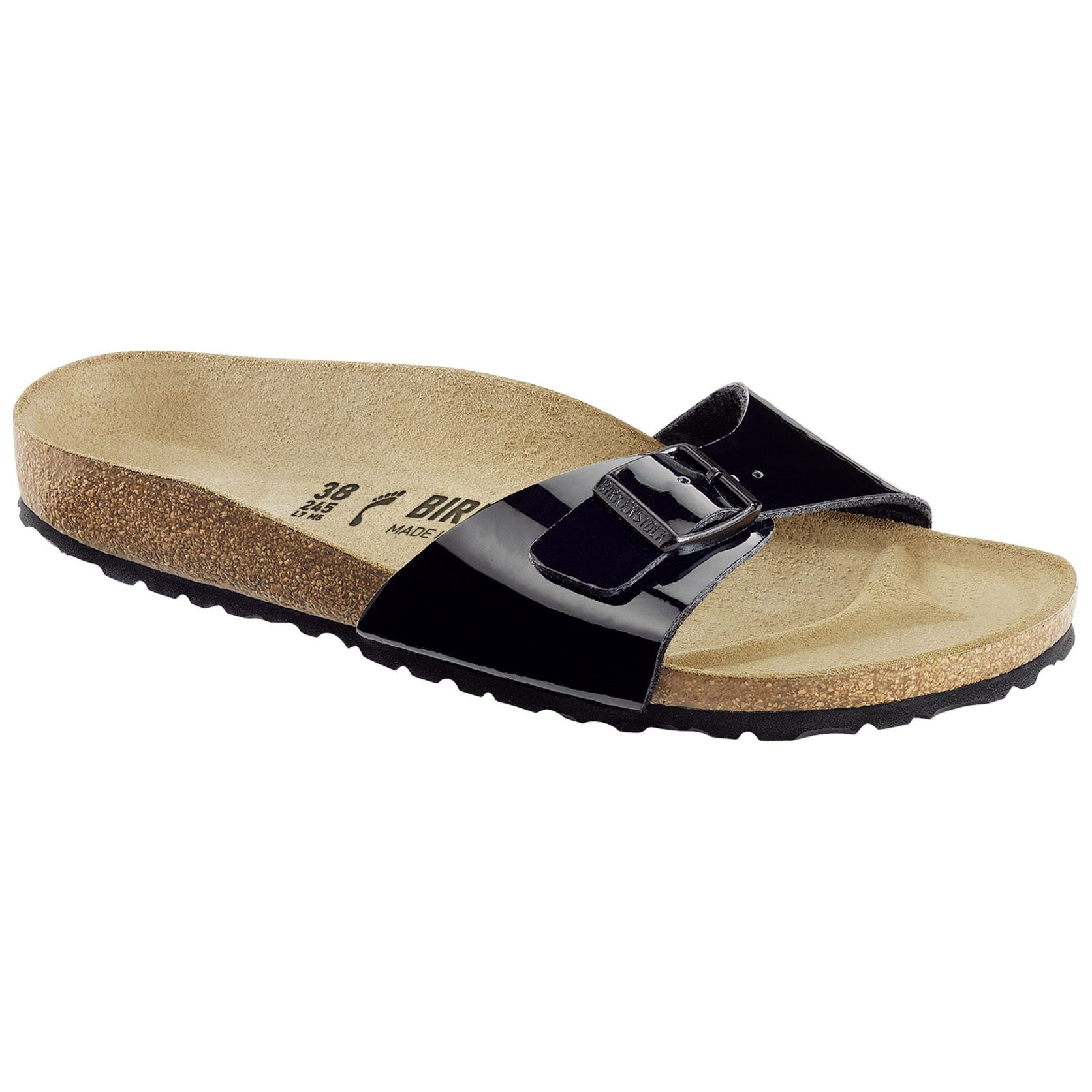 BIRKENSTOCK MADRID BF PATENT BLACK FOR WOMEN