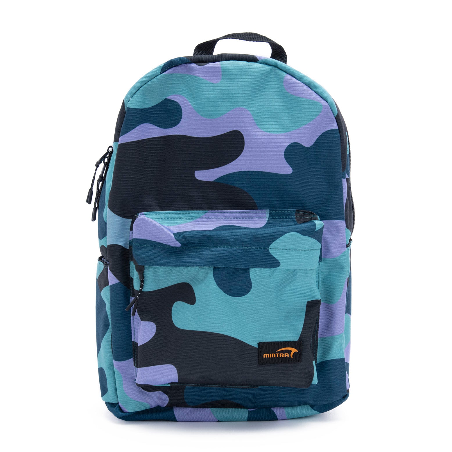 Mintra Sky Blue Camo Backpack For Unisex, Multicolors - 18L