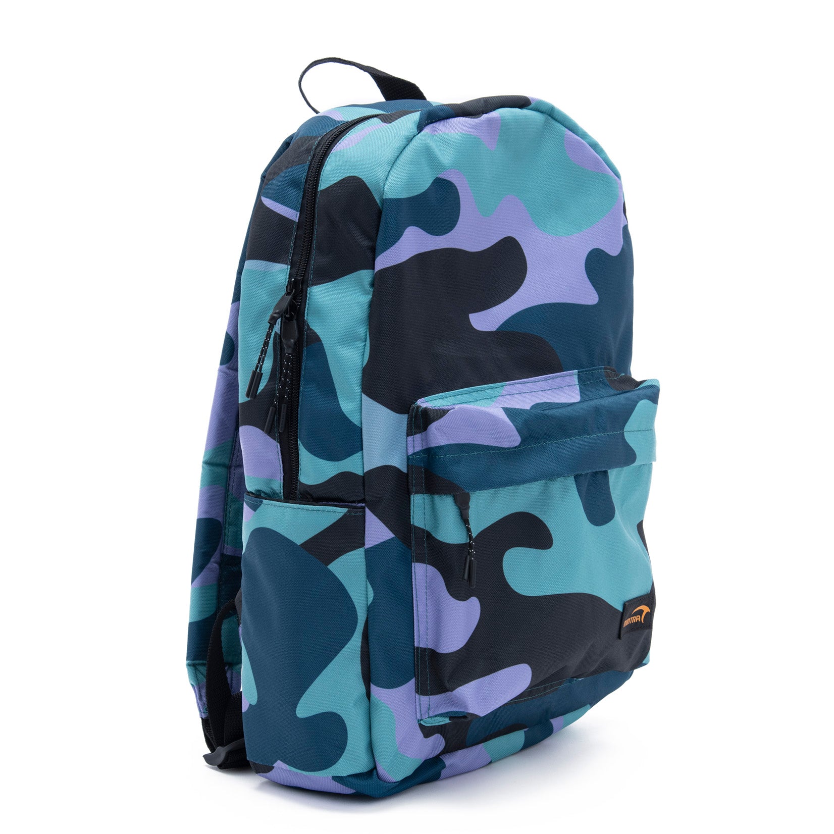 Mintra Sky Blue Camo Backpack For Unisex, Multicolors - 18L