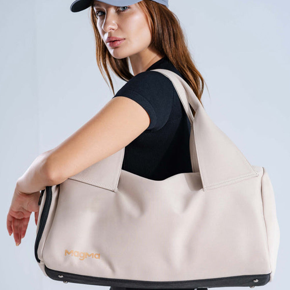 Magma Female Gym Bag For Women, Beige