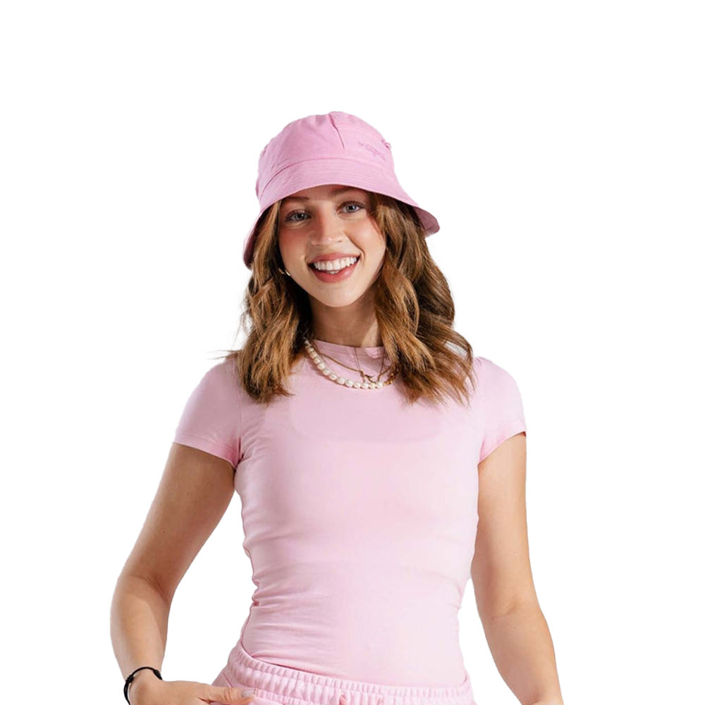 Magma Zip Bucket Hat For Unisex, Rose