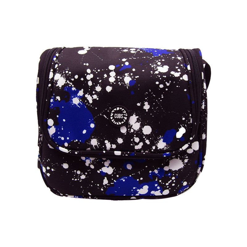 Cubs Blue Black Splashing Paint Lunch Bag