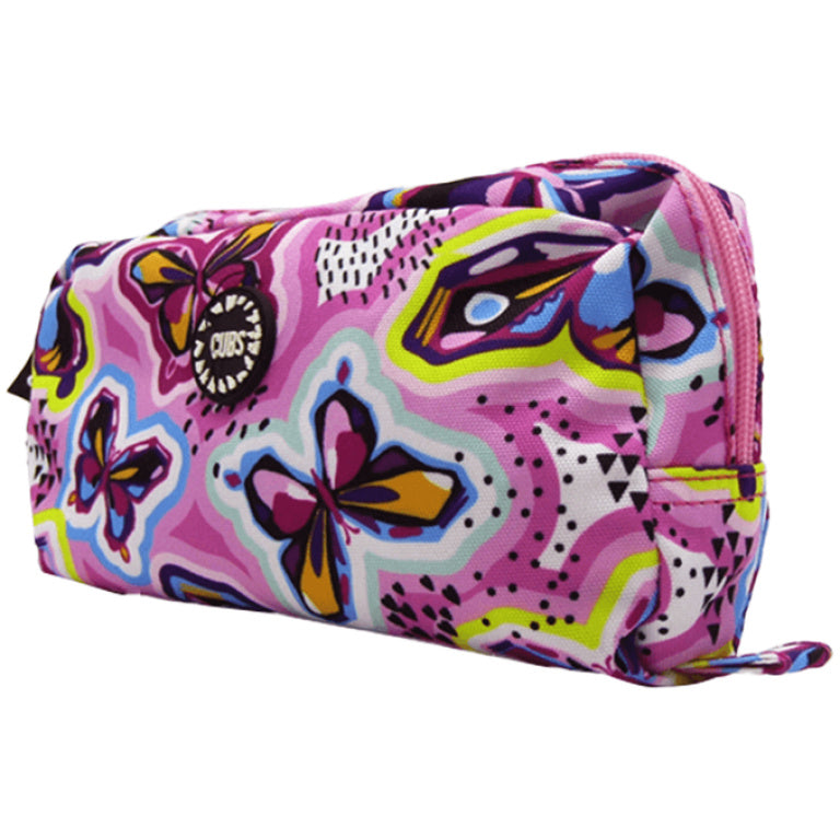 Cubs Purple Butterfly Pencil Case