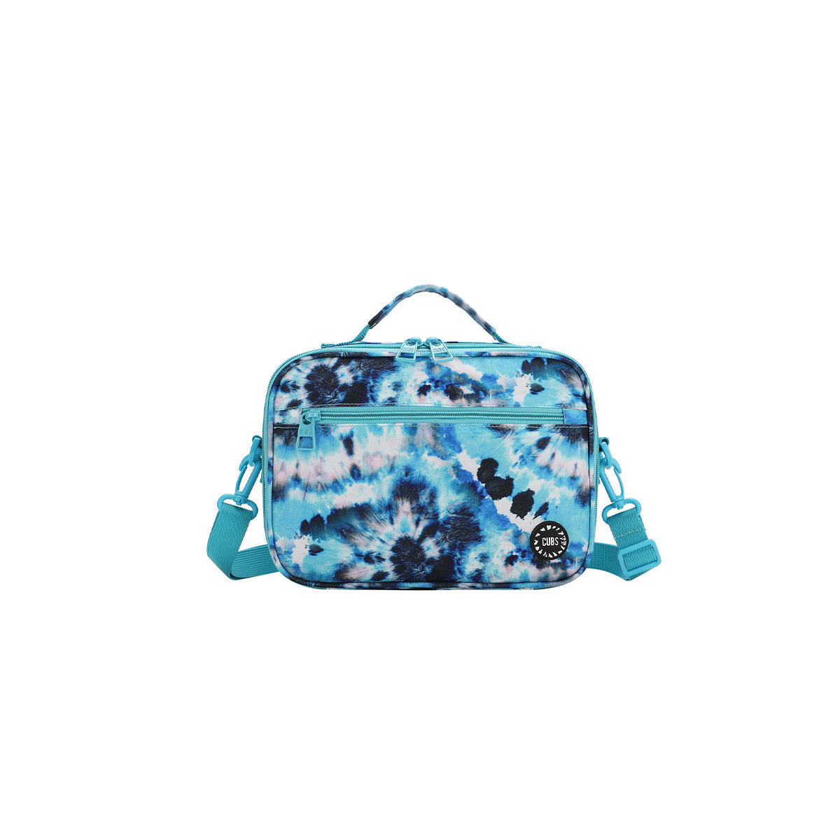 Cubs Turquoise Tie Dye Lunch Bag