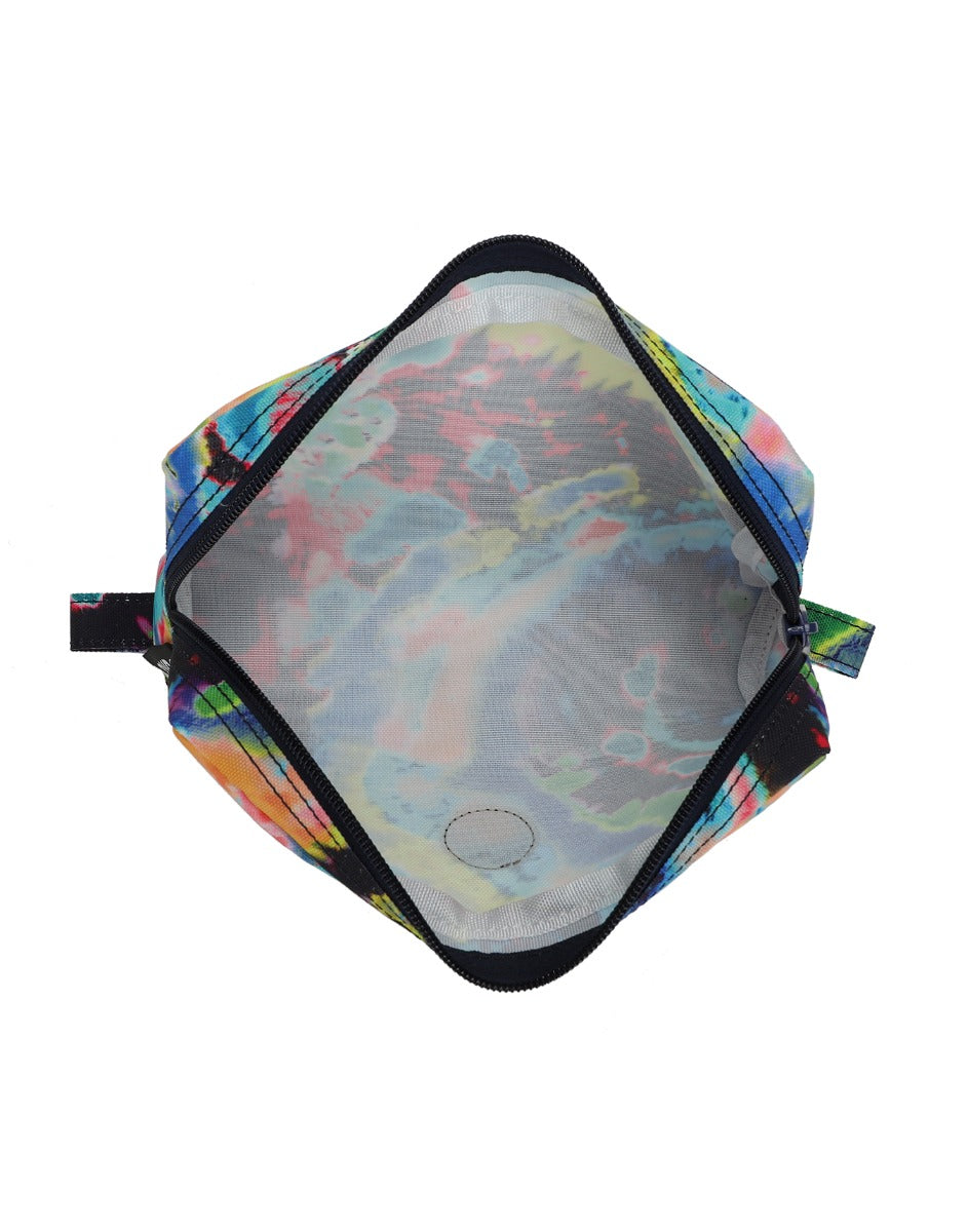 Cubs Black Tie Dye Swirls Pencil Case, Multicolors