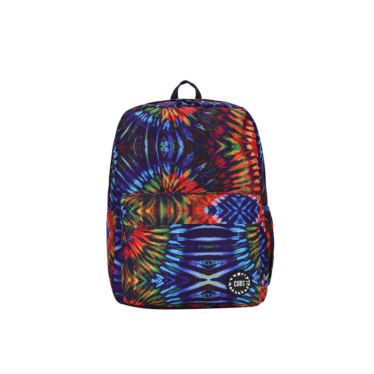 Cubs Junior Student Backpack Navy & Red Tie Dye, Multicolors