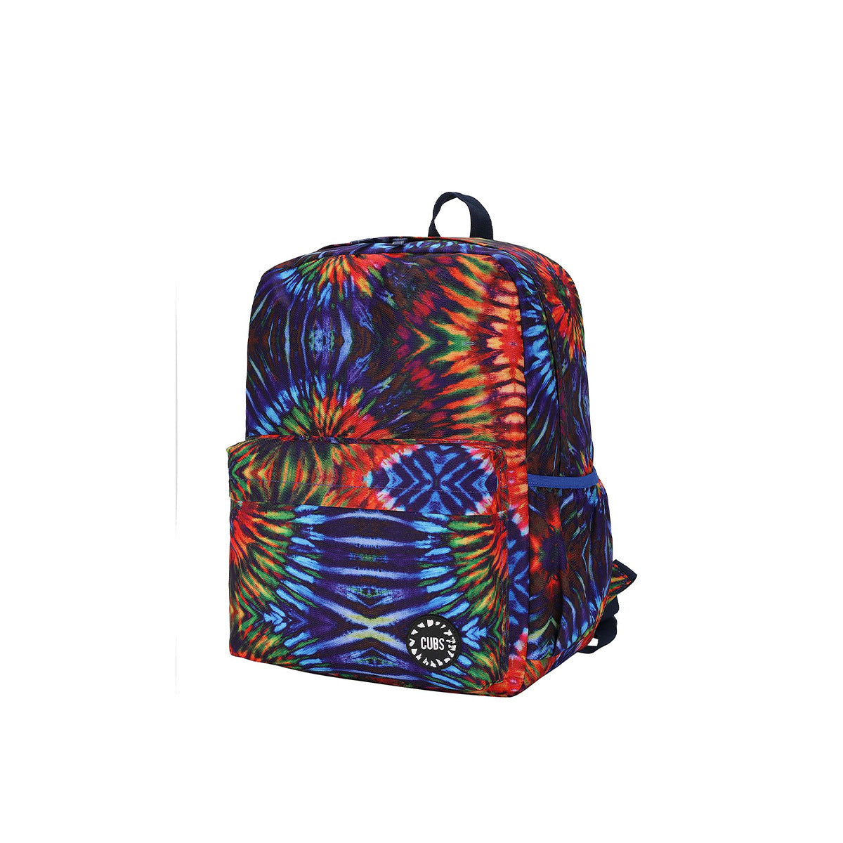 Cubs Junior Student Backpack Navy & Red Tie Dye, Multicolors