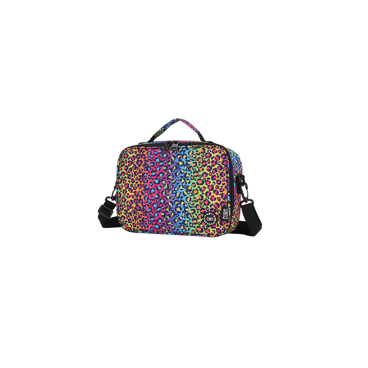 Cubs Clsc L.Bag Wth Shoulder Strap Rainbow Leopard, Multicolors