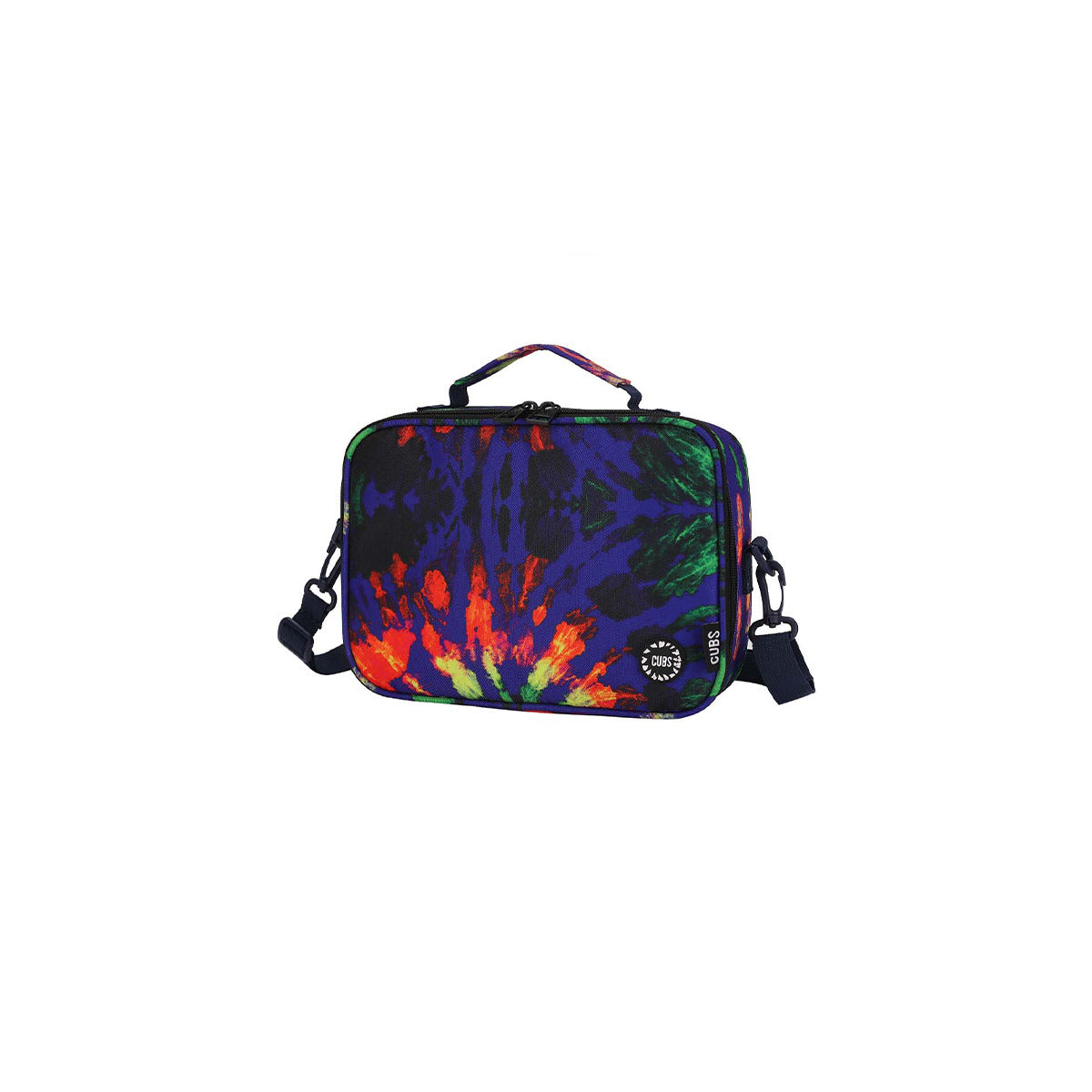 Cubs Classic Red & Black Tie-Dye Backpack