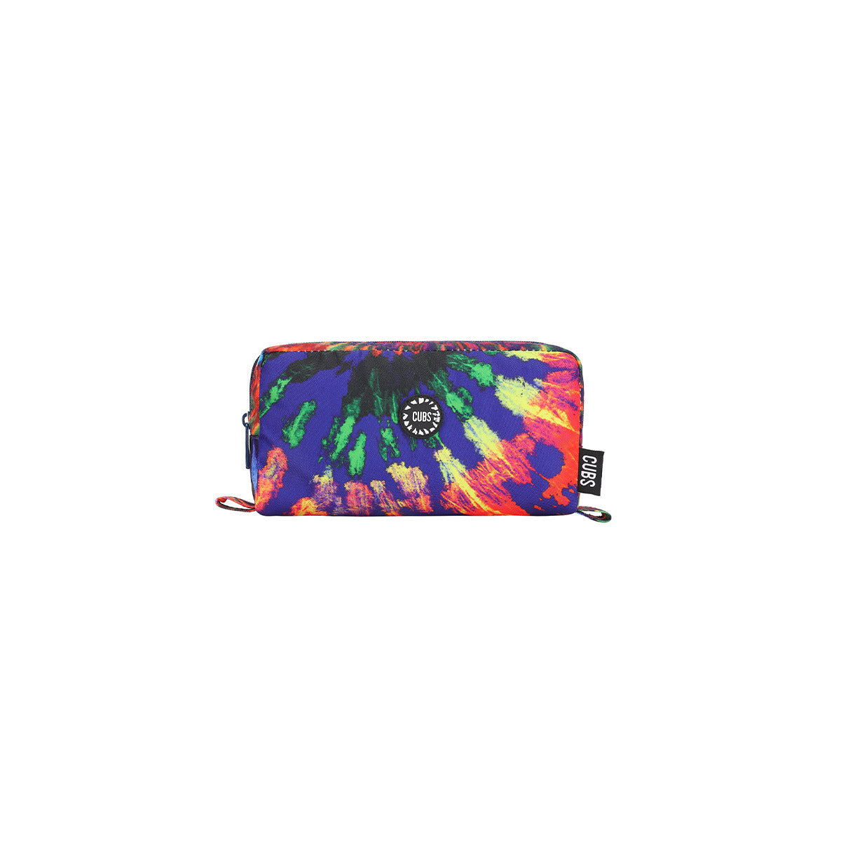 Cubs Red & Black Tie-Dye Pencil Case