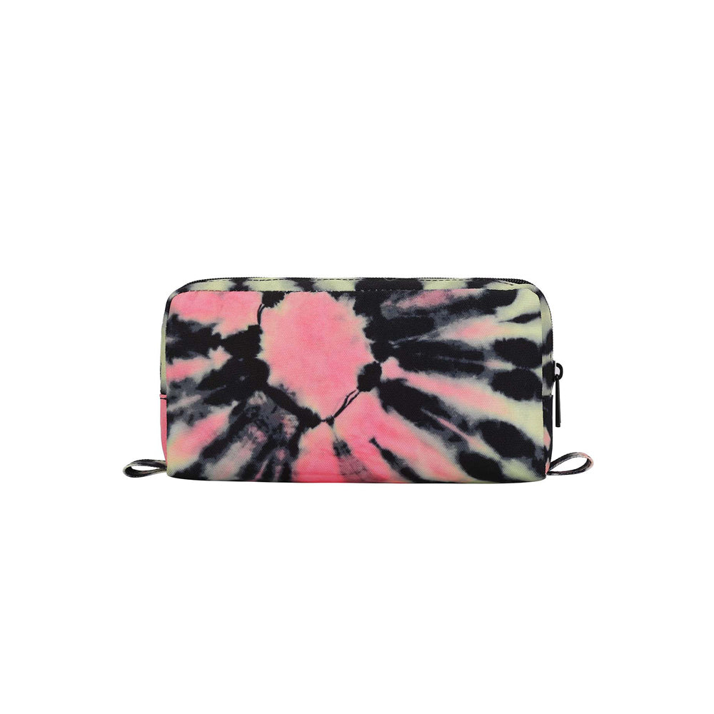 Cubs Pencil Case Black & Pink Tie-Dye, Multicolors