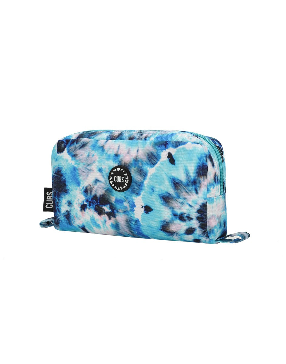 Cubs Turquoise Tie Dye Pencil Case, Multicolors