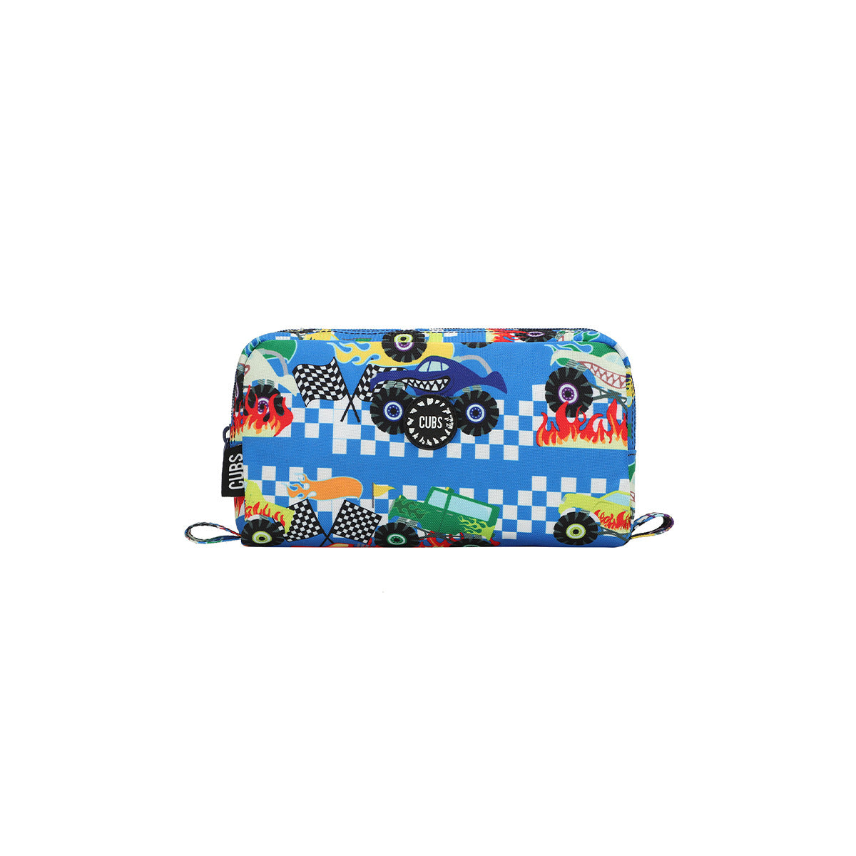 Cubs Monster Truck In Flames Pencil Case, Multicolors