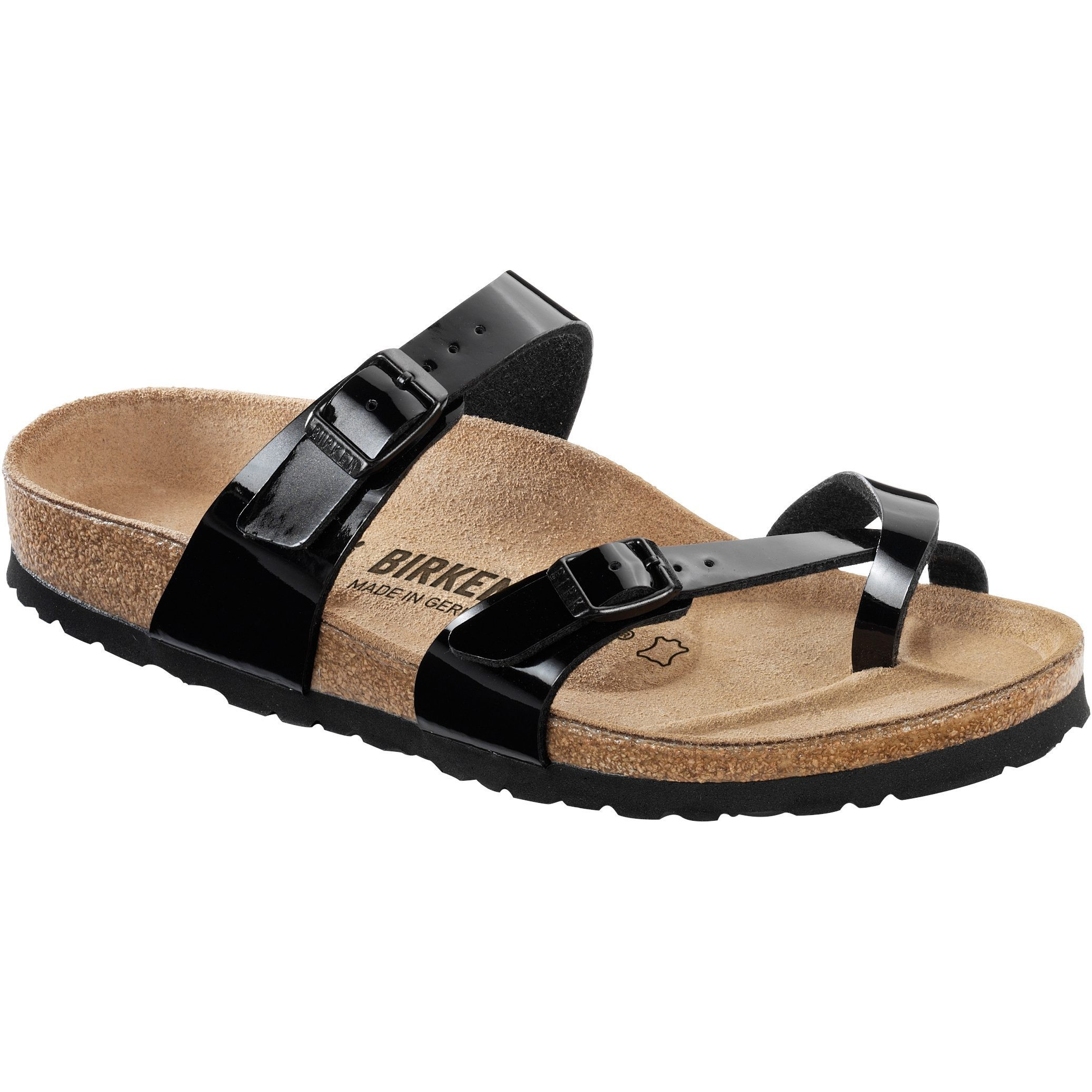 BIRKENSTOCK MAYARI BF PATENT BLACK FOR WOMEN