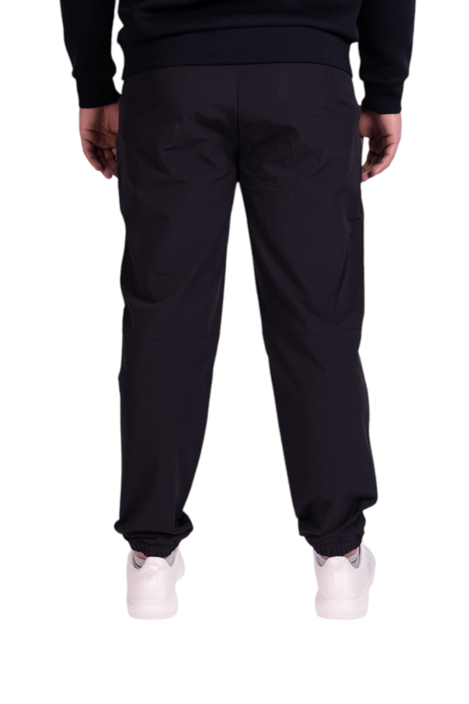 ANTA WOVEN TRACK  RUNNING PANT FOR MEN, BASIC BLACK