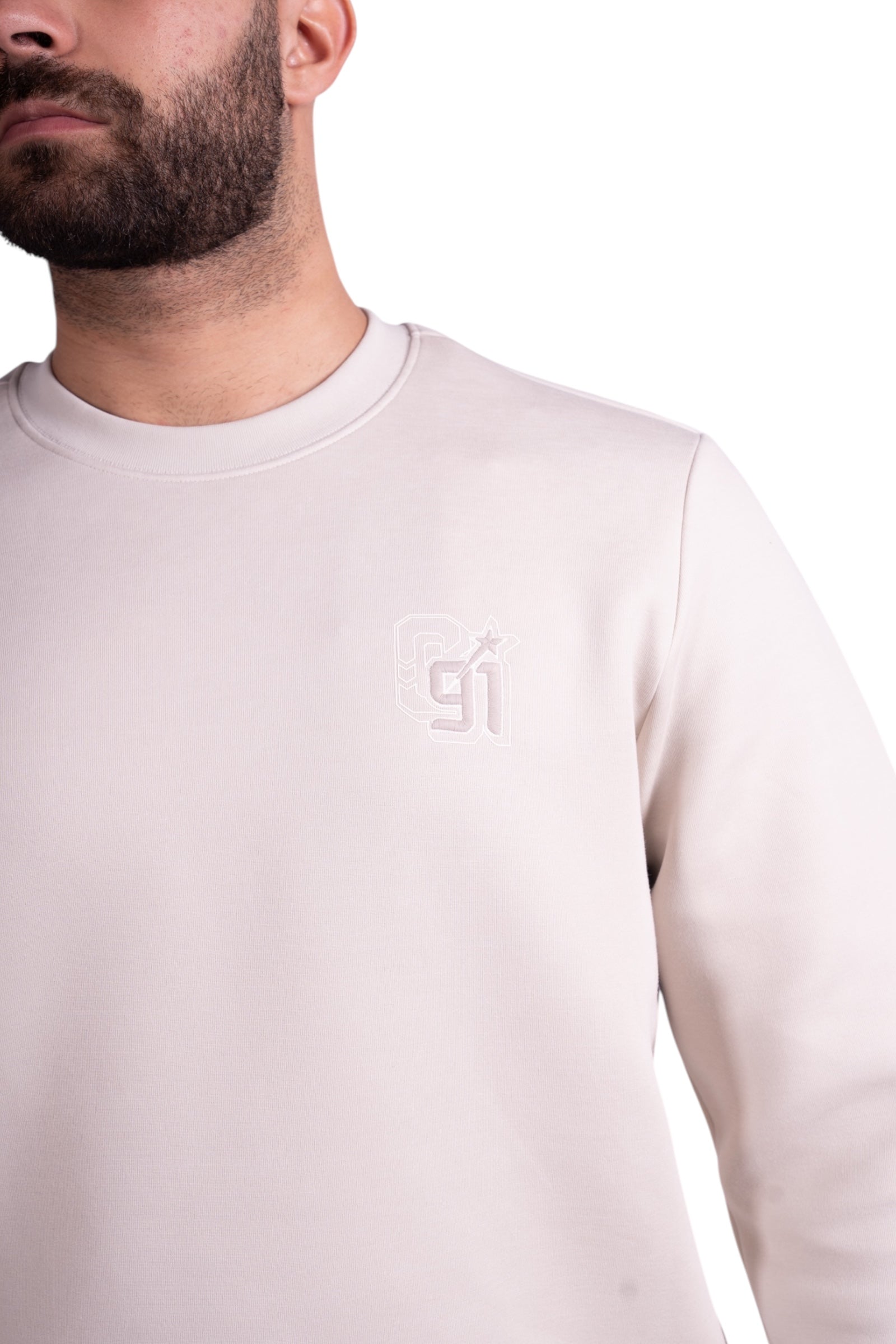 ANTA LIFESTYLE SWEATSHIRT FOR MEN, BURLYWOOD