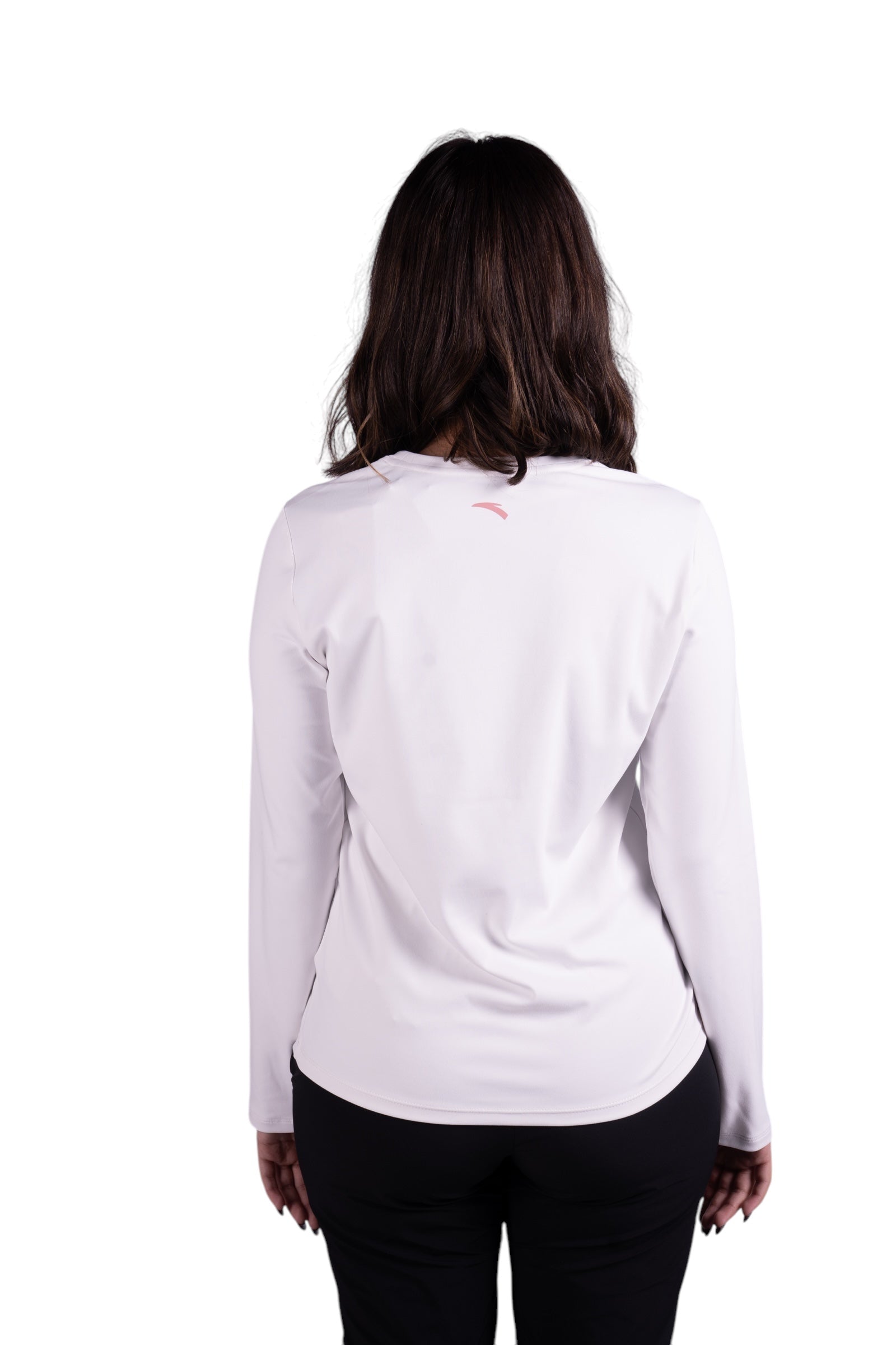 ANTA LS TEE FITNESS T-SHIRT FOR WOMEN, WHITE