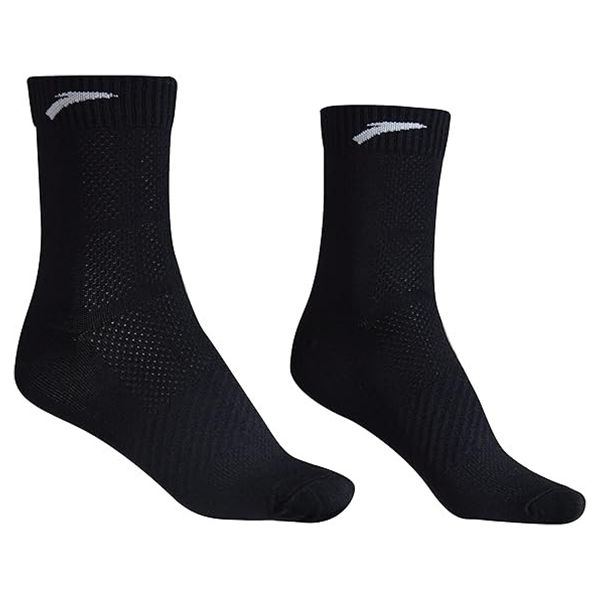 ANTA FITNESS SOCKS FOR WOMEN, BASIC BLACK