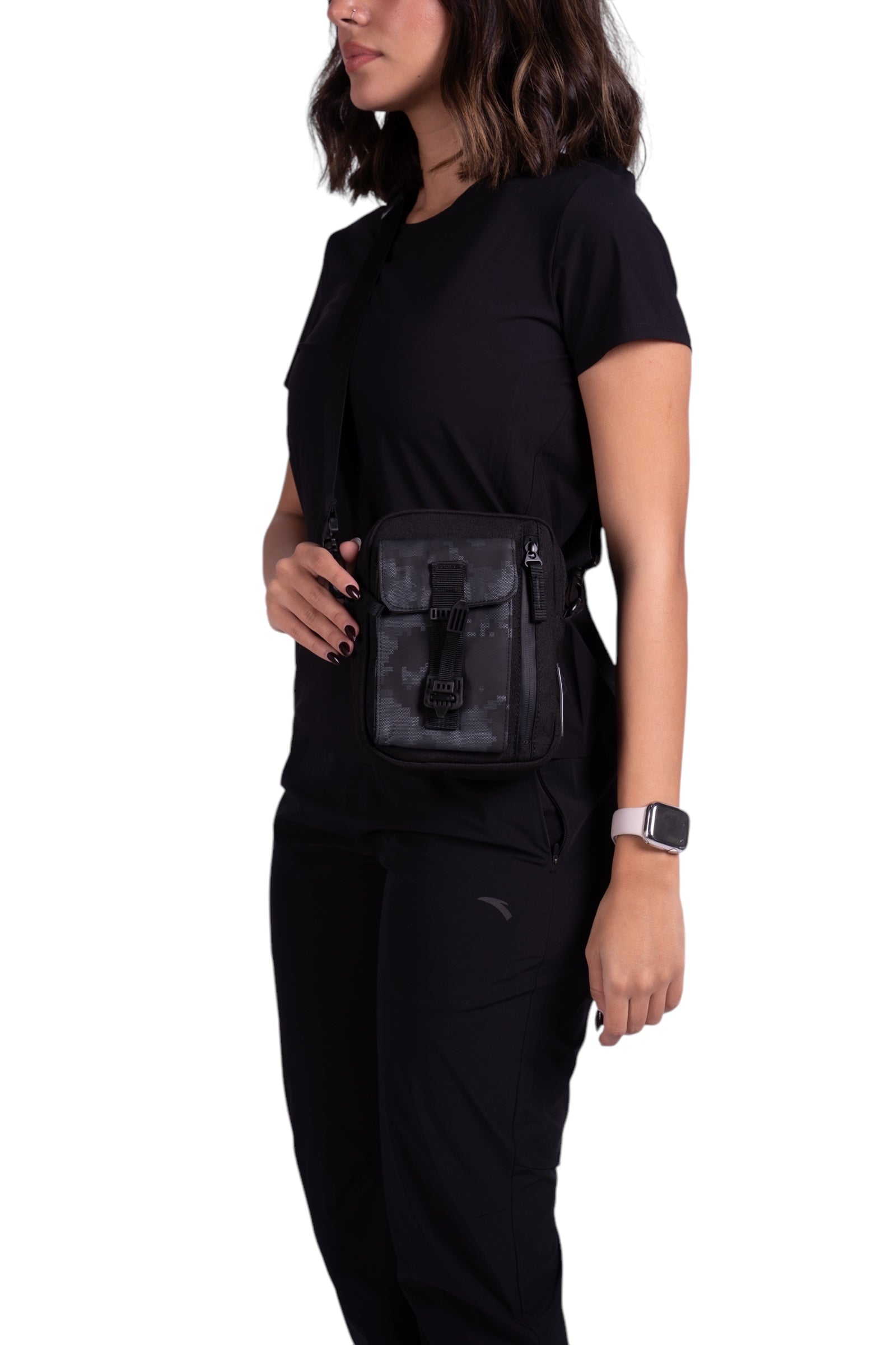 ANTA LIFESTYLE BAG FOR UNISEX, BASIC BLACK