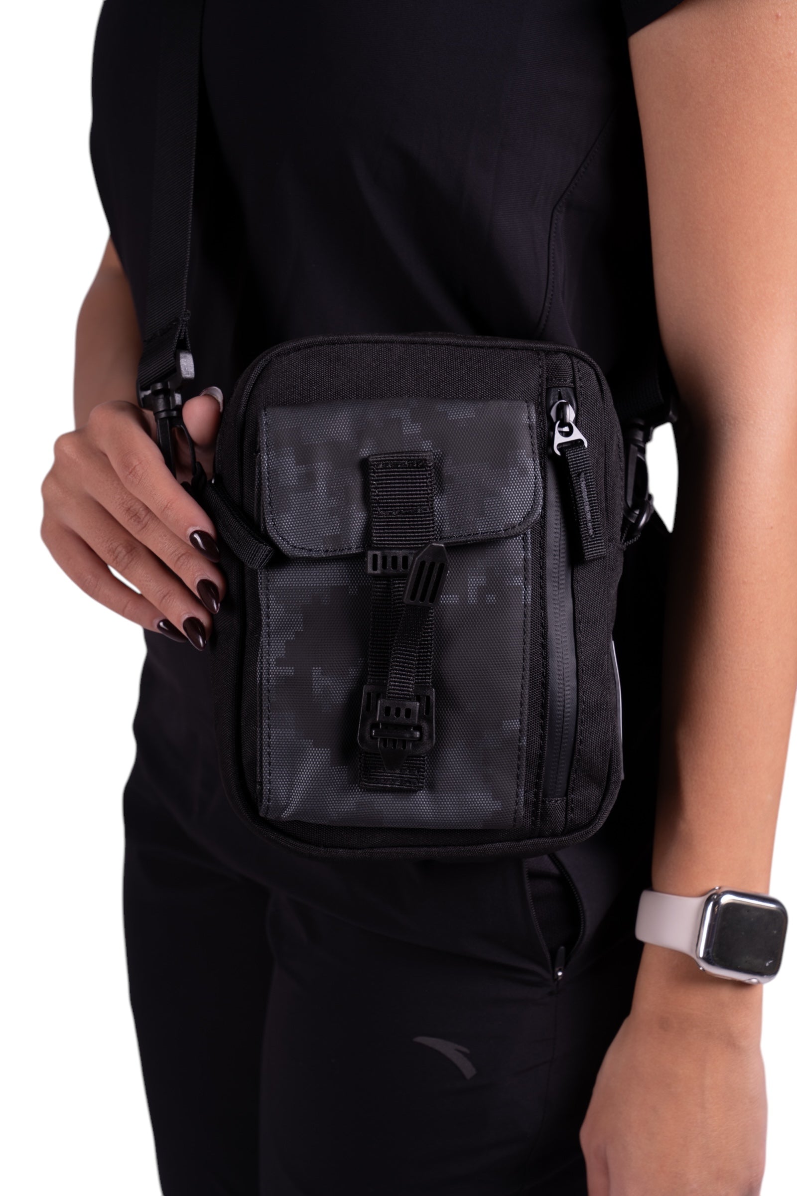 ANTA LIFESTYLE BAG FOR UNISEX, BASIC BLACK