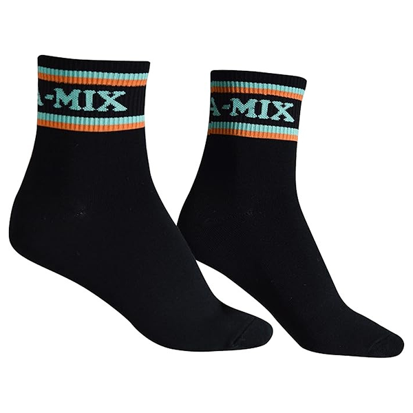 ANTA LIFESTYLE SOCKS FOR UNISEX, BASIC BLACK