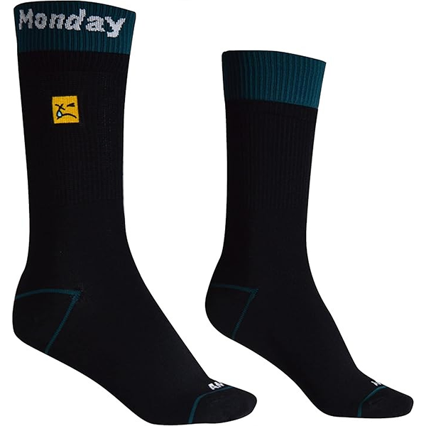 ANTA LIFESTYLE SOCKS FOR UNISEX, BASIC BLACK