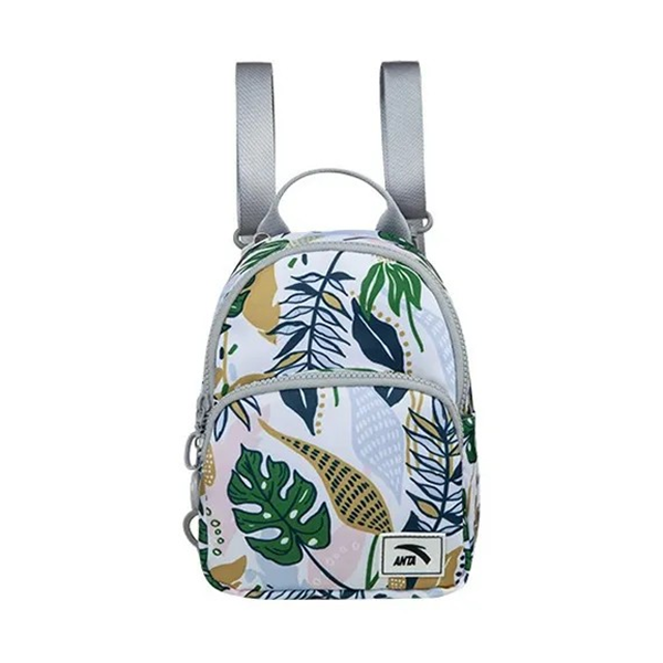 ANTA LIFESTYLE BACKPACKS FOR WOMEN, PAPER WHITE & GREEN