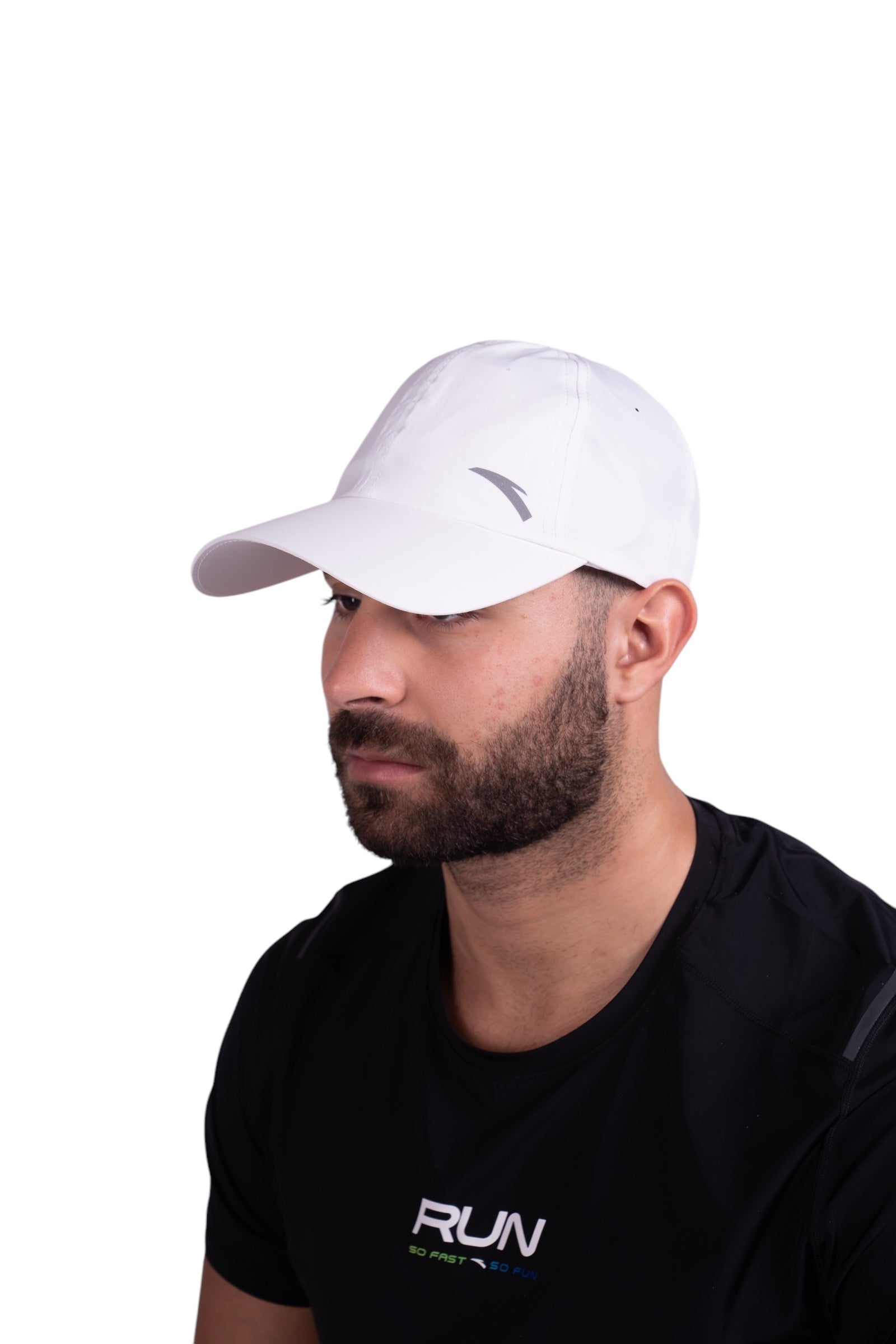 ANTA RUNNING CAP FOR UNISEX, WHITE