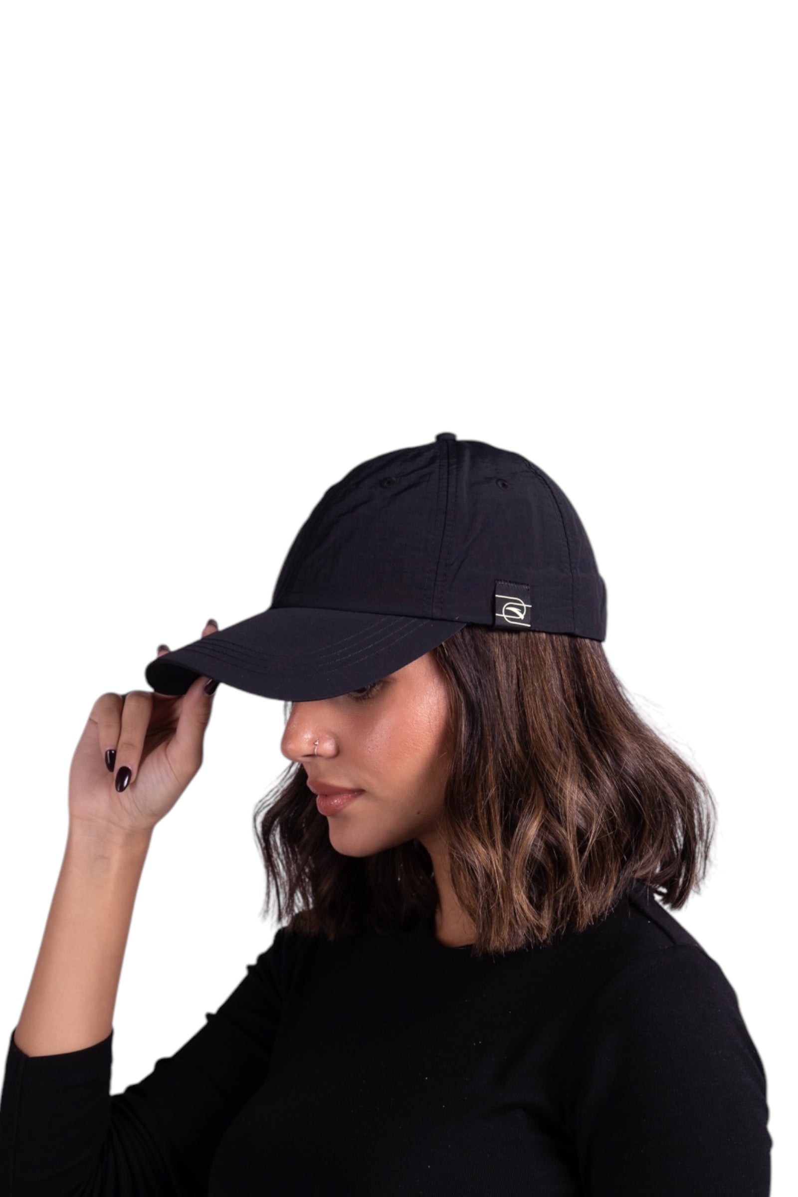 ANTA FITNESS CAP FOR WOMEN, BLACK