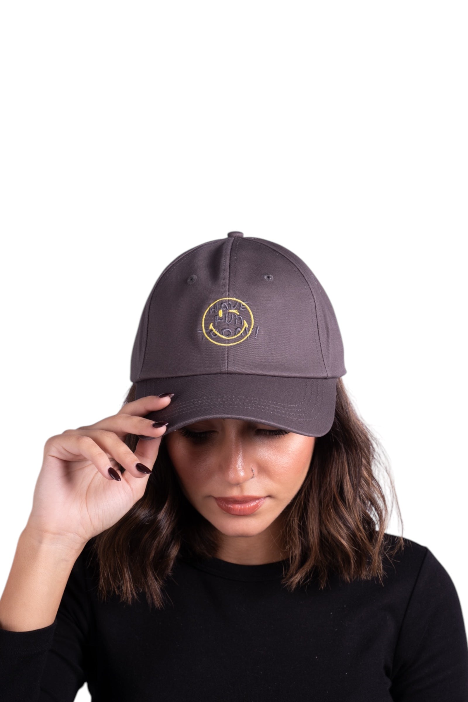 ANTA LIFESTYLE CAP FOR UNISEX, DARK GREY