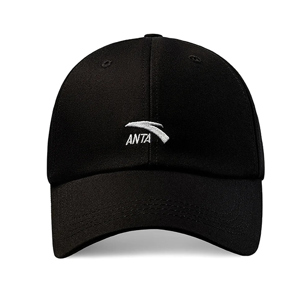 ANTA LIFESTYLE CAP FOR UNISEX, BLACK