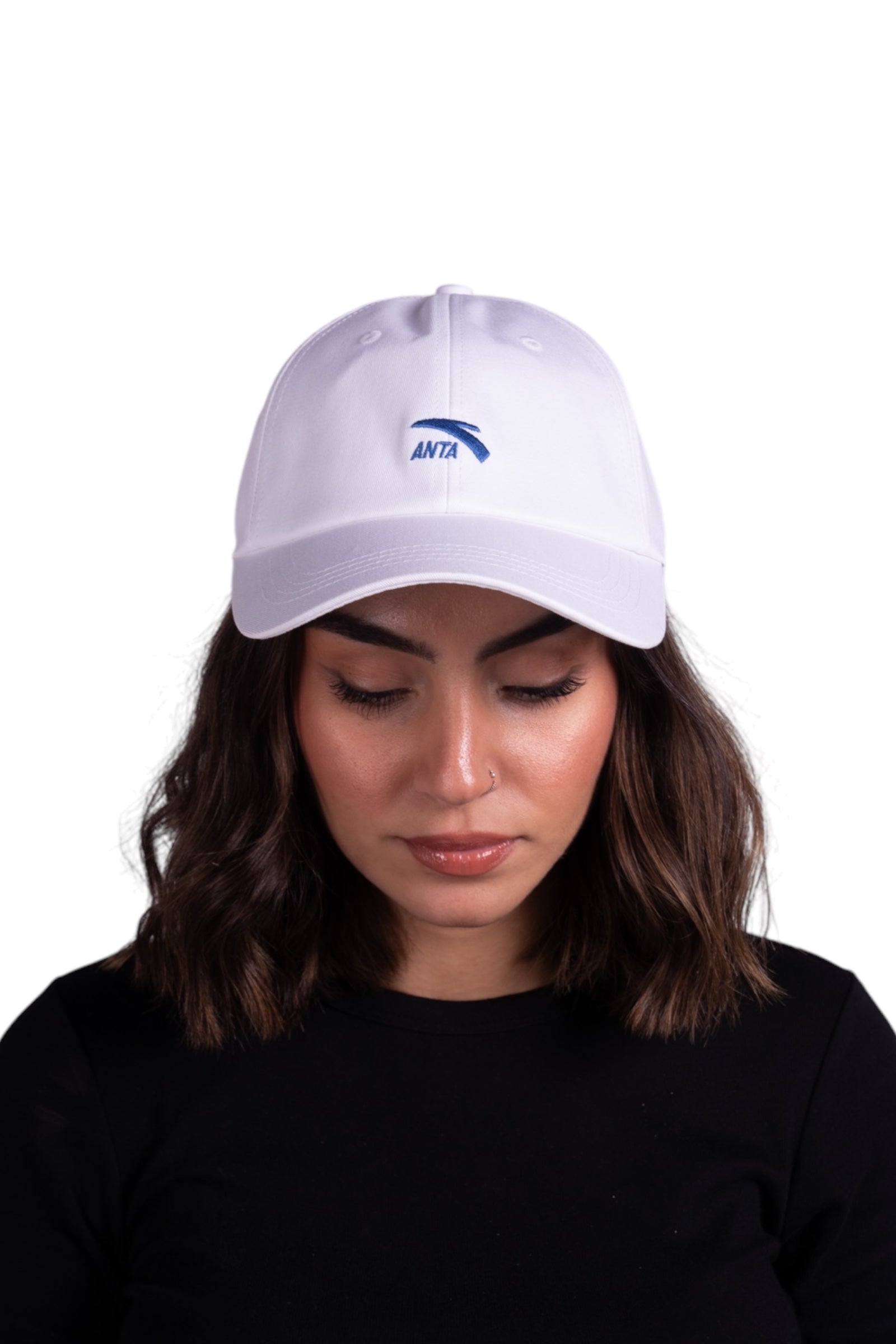 ANTA LIFESTYLE CAP FOR UNISEX, WHITE