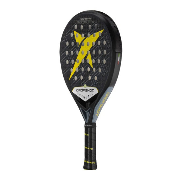 DROP SHOT PALA FURIA CONTROL PADEL RACKET, YELLOW&BLACK