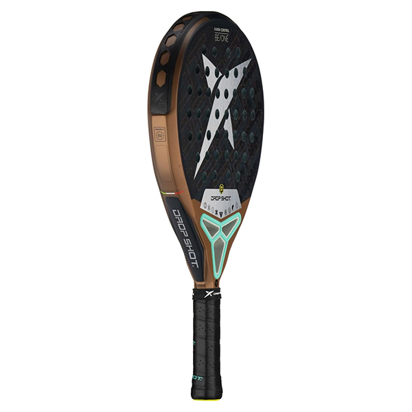 DROP SHOT PALA AXION CONTROL PADEL RACKET, BROWN&WHITE&BLACK