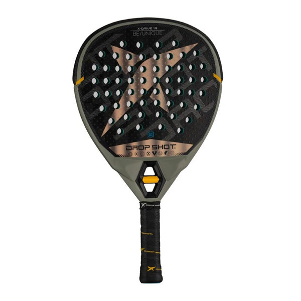 DROP SHOT PALA X-DRIVE 1.0 PADEL RACKET, COPPER&BLACK